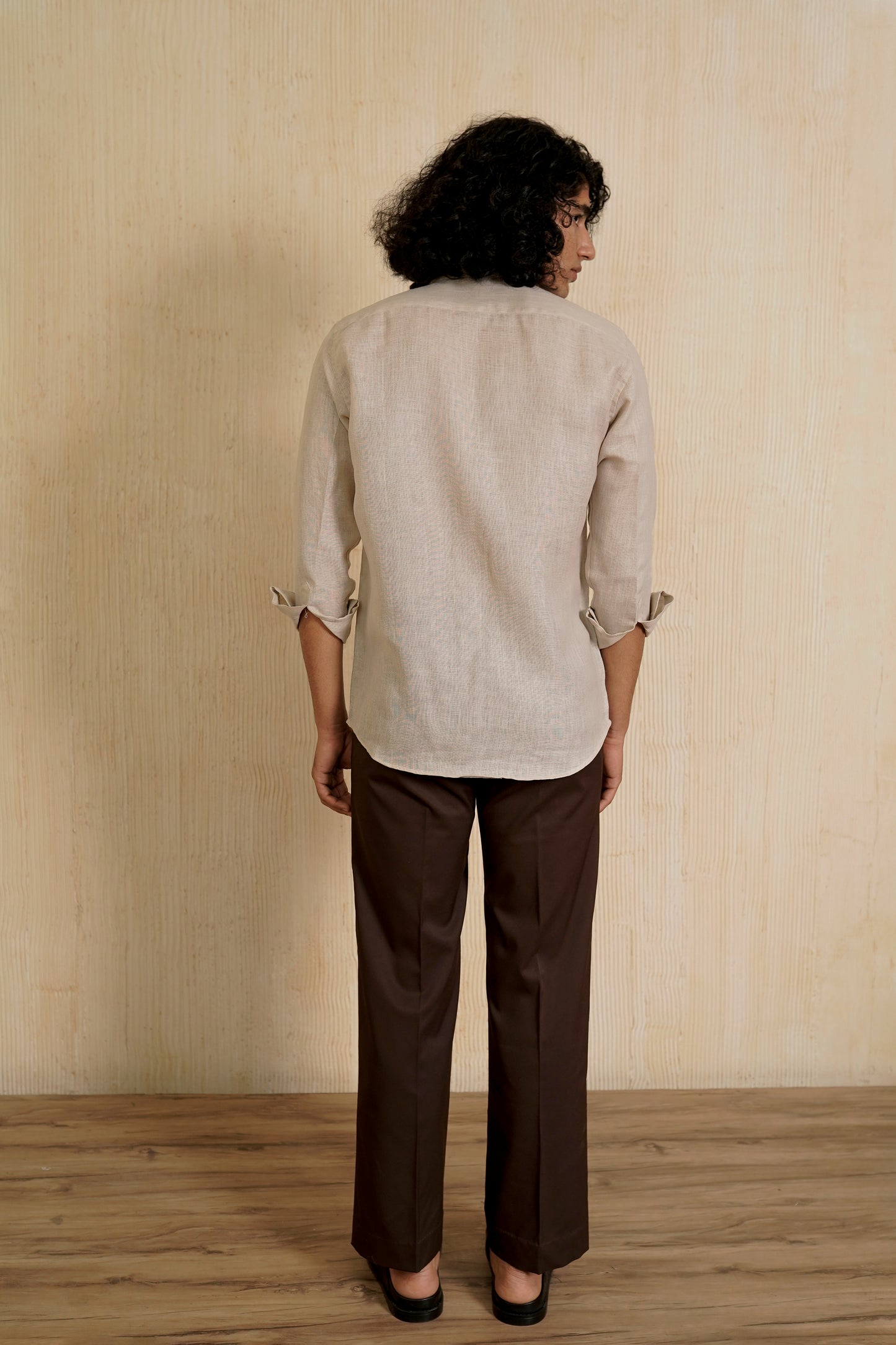 Beige Linen Shirt