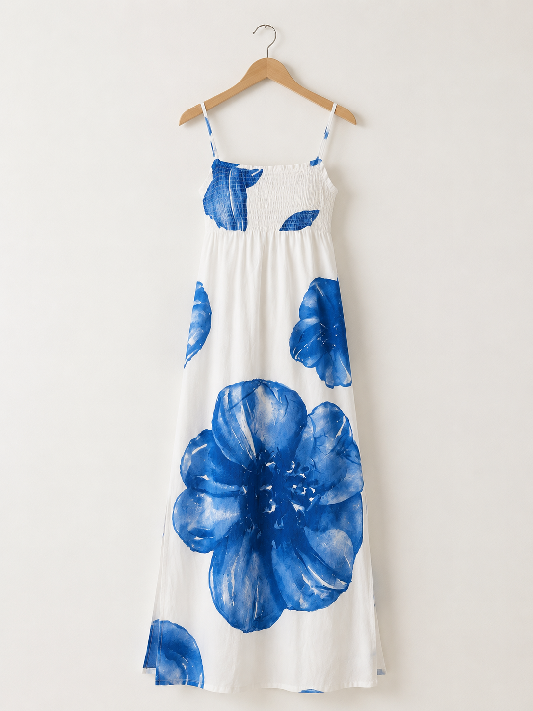 Santorini Bloom Maxi Dress