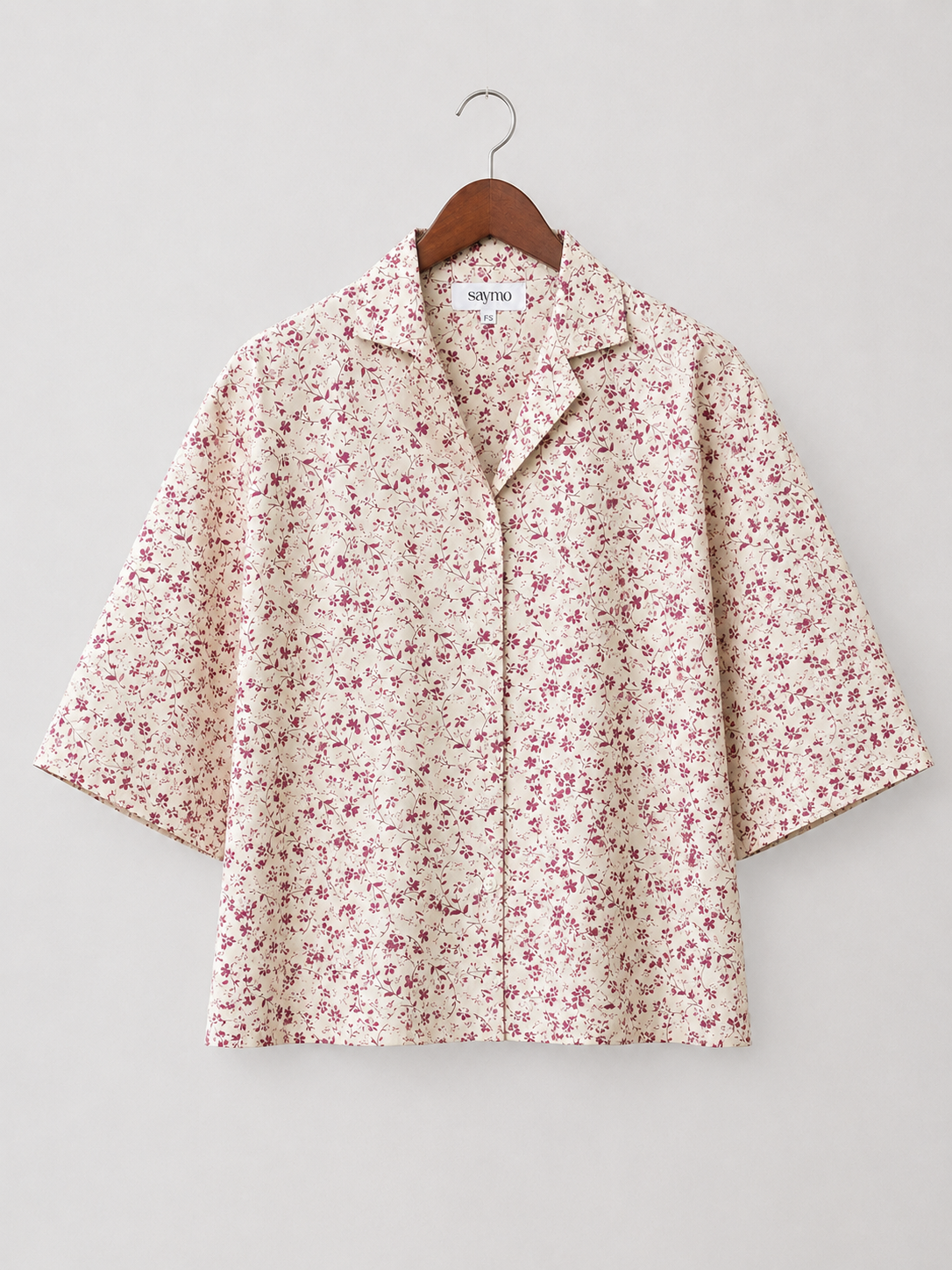 Floral Breeze Boxy Fit Shirt