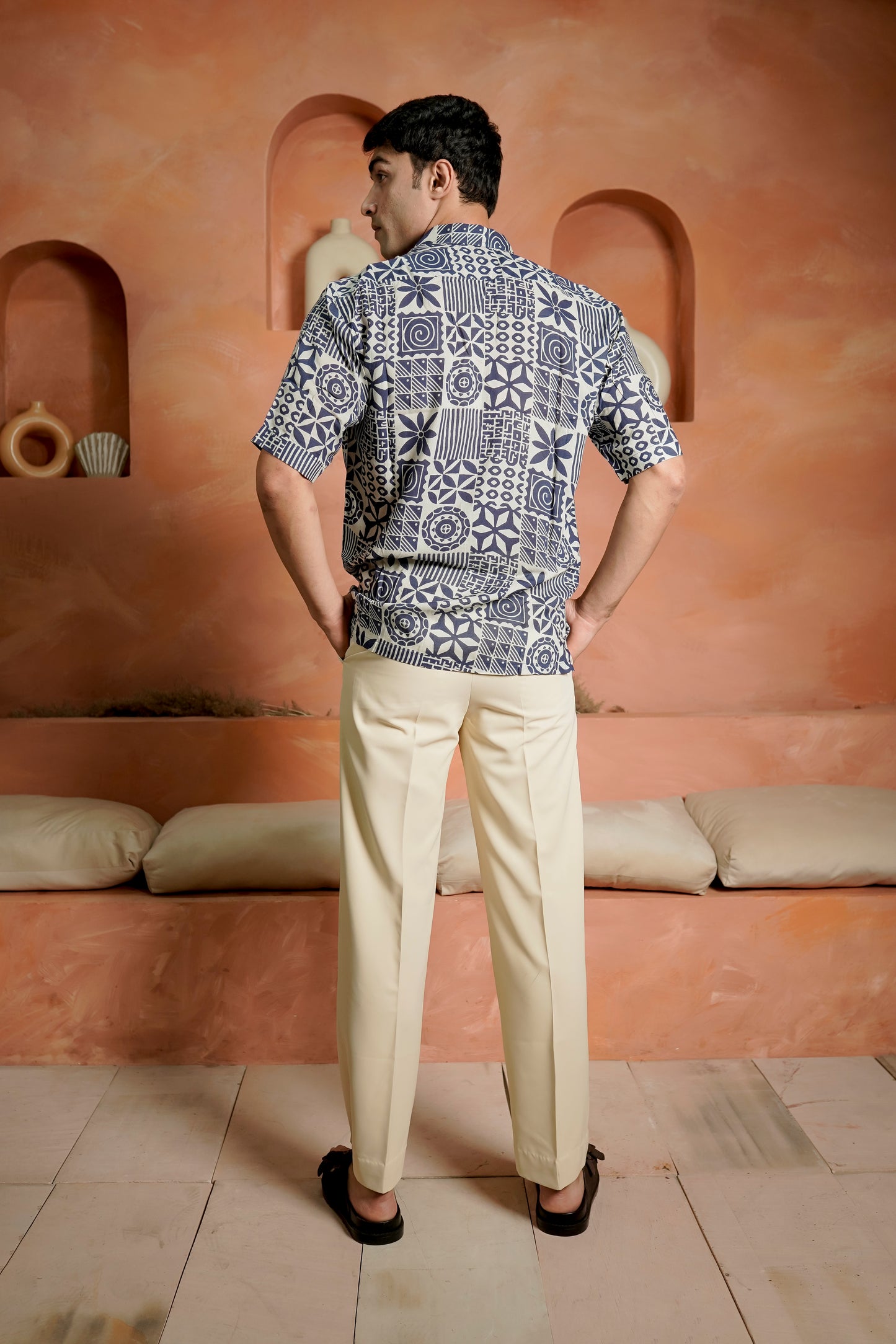 Tribal Printed Relaxed Fit Shirt
