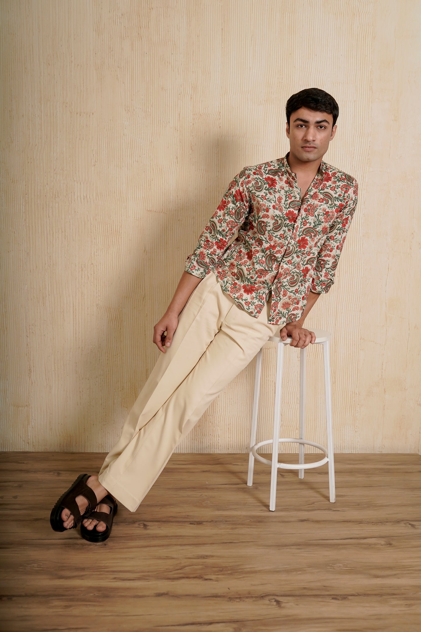 Paisely Hand block printed Shirt