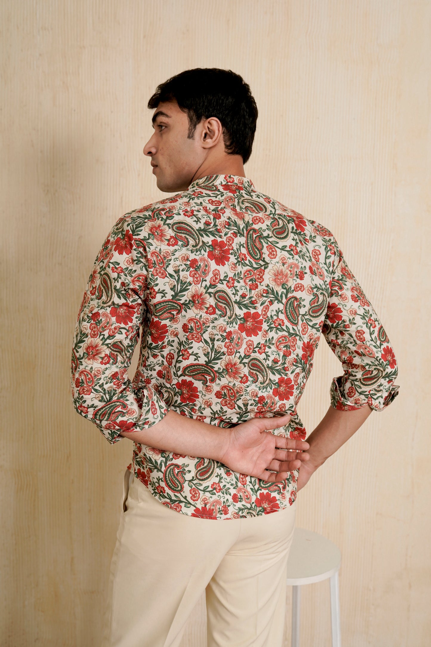 Paisely Hand block printed Shirt
