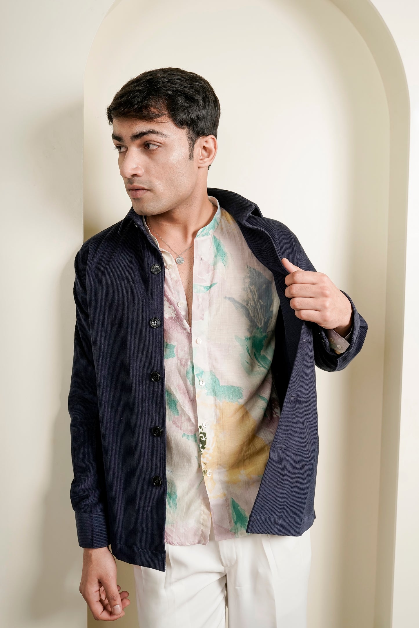 Navy Corduroy Jacket
