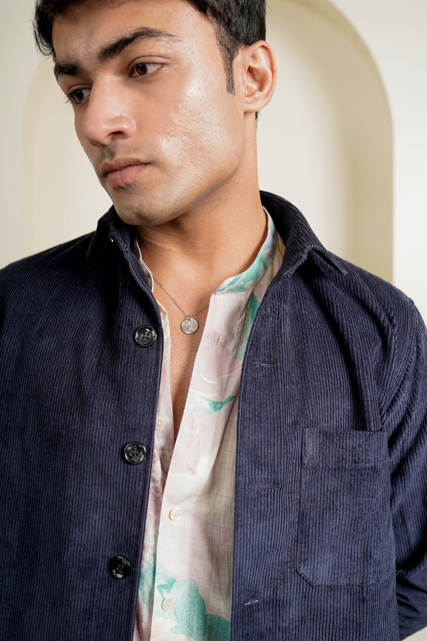 Navy Corduroy Jacket