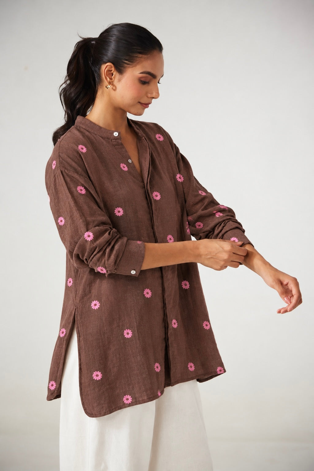 Cocoa Floral Shirt