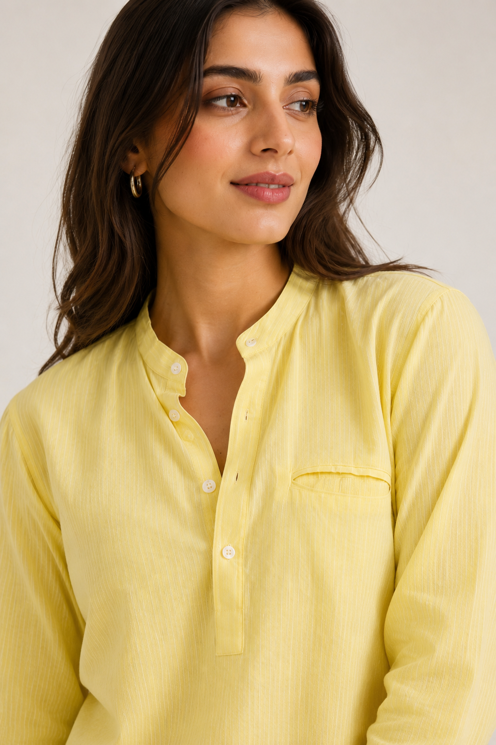 Sunlit Ease Relaxed Fit Kurta Shirt