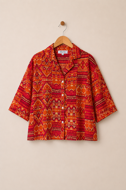 Saffron Caravan Boxy Fit Shirt