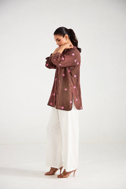 Cocoa Floral Shirt