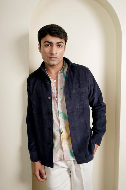 Navy Corduroy Jacket