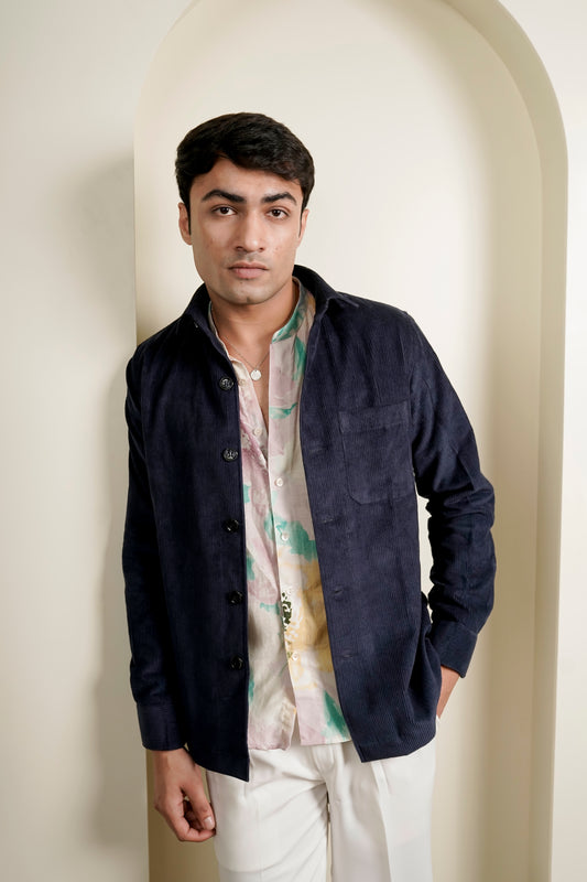Navy Corduroy Jacket