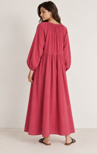 Rosewood Gathered Maxi Dress