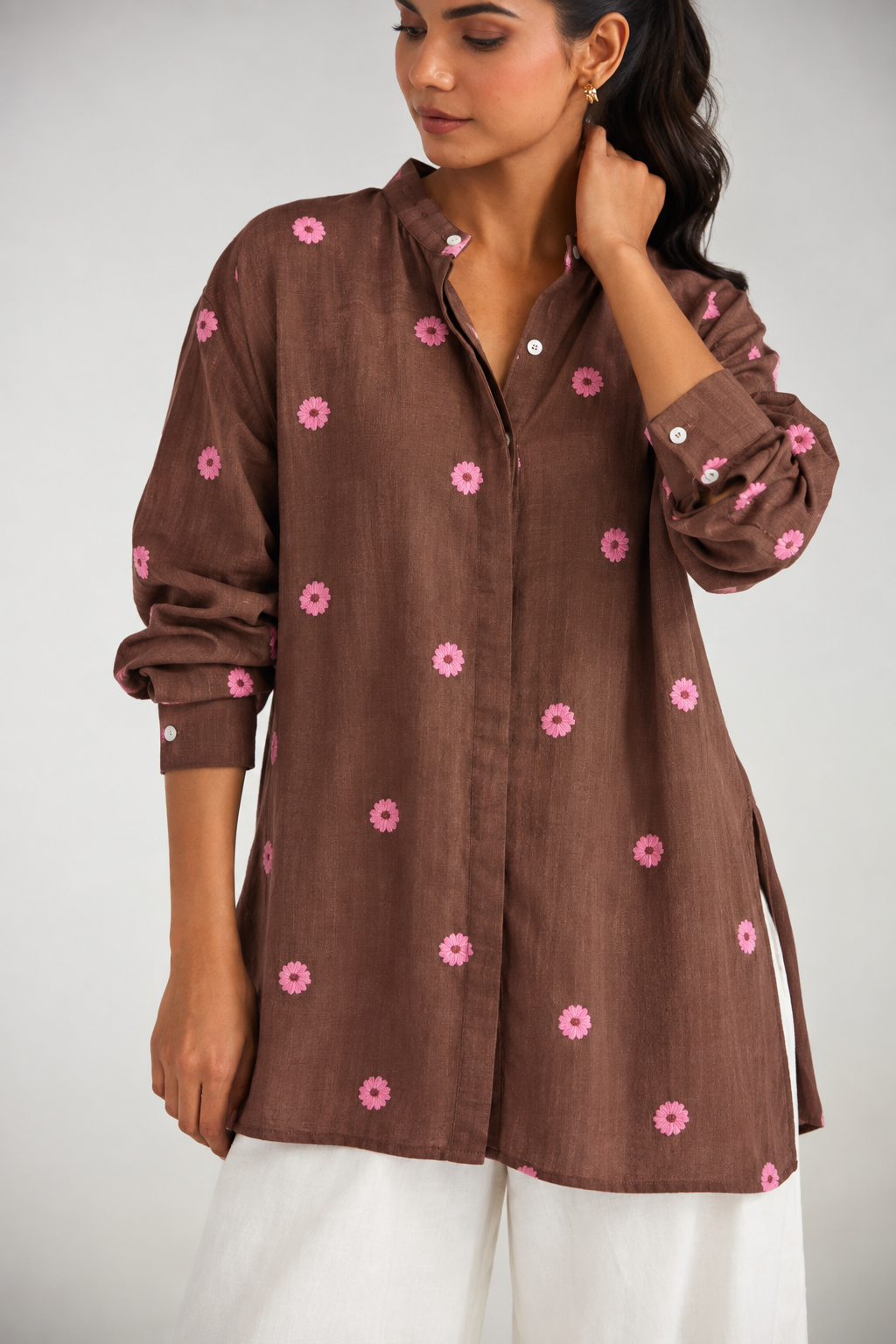 Cocoa Floral Shirt