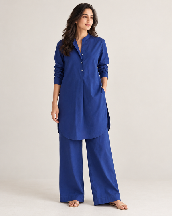 Blue Muse Co-ord Set (Set of Two)