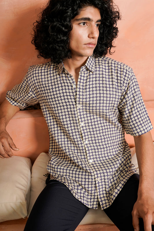 Midnight Blue Relaxed Fit Shirt