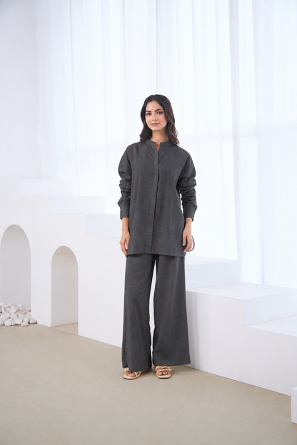 Charcoal Ease Co-Ord Set