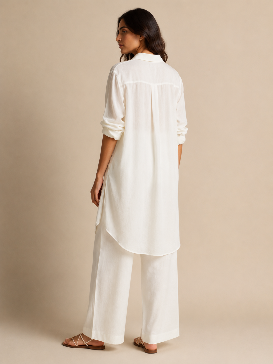 Ivory Ease Cotton Co-ord Set