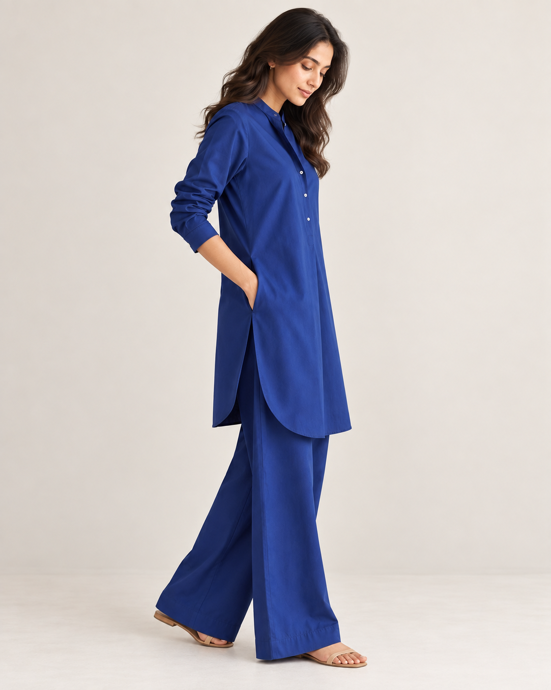 Blue Muse Co-ord Set (Set of Two)