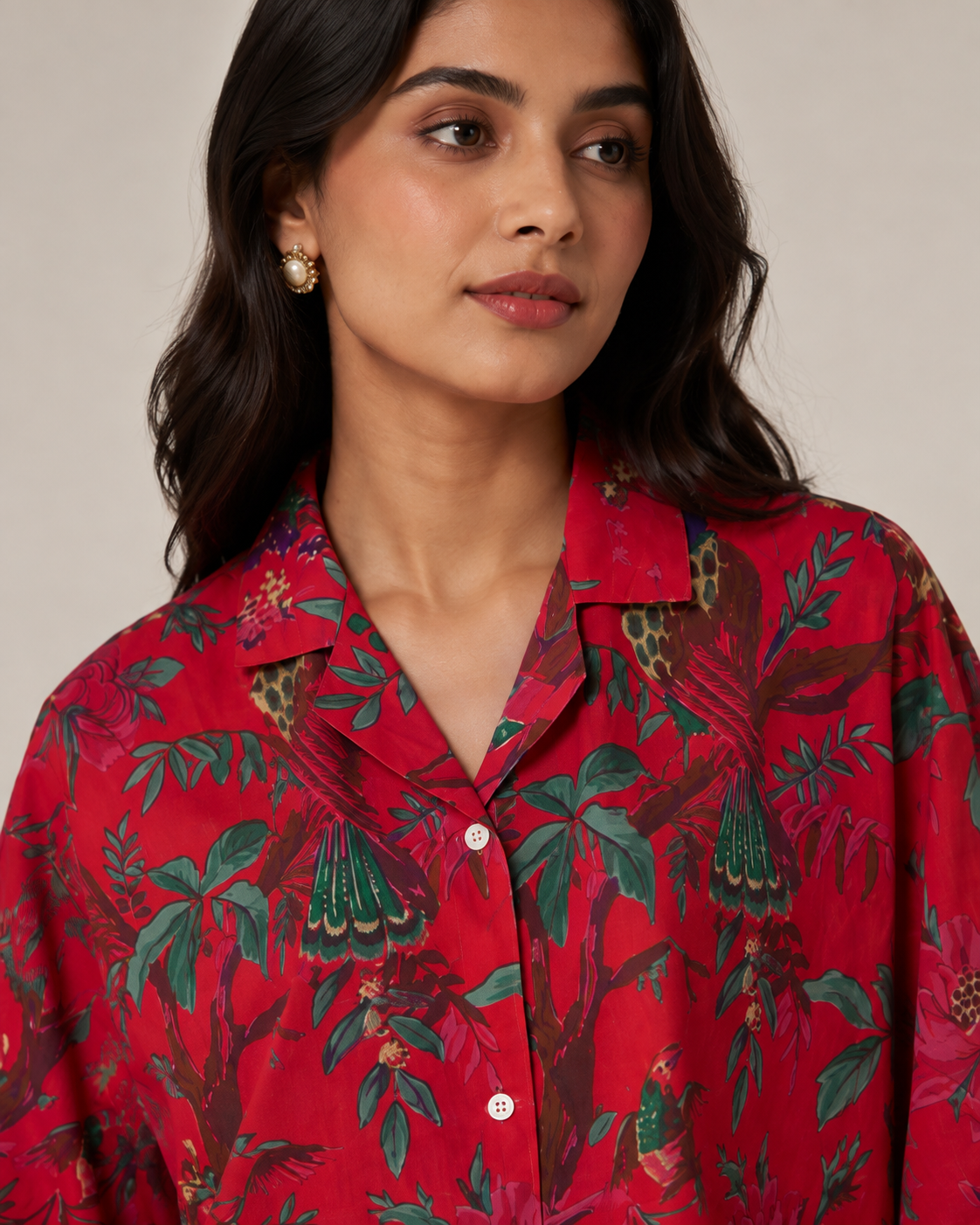 Ruby Botanica Boxy Fit Shirt