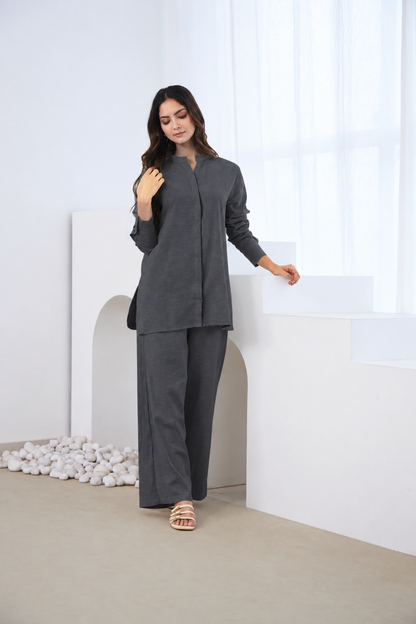 Charcoal Ease Co-Ord Set