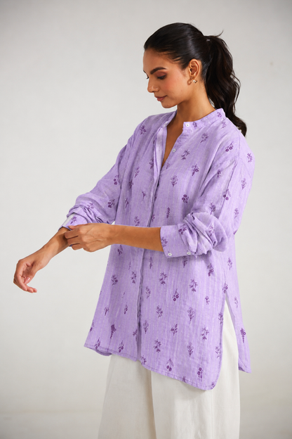 Lavender Breeze Relaxed Fit Shirt