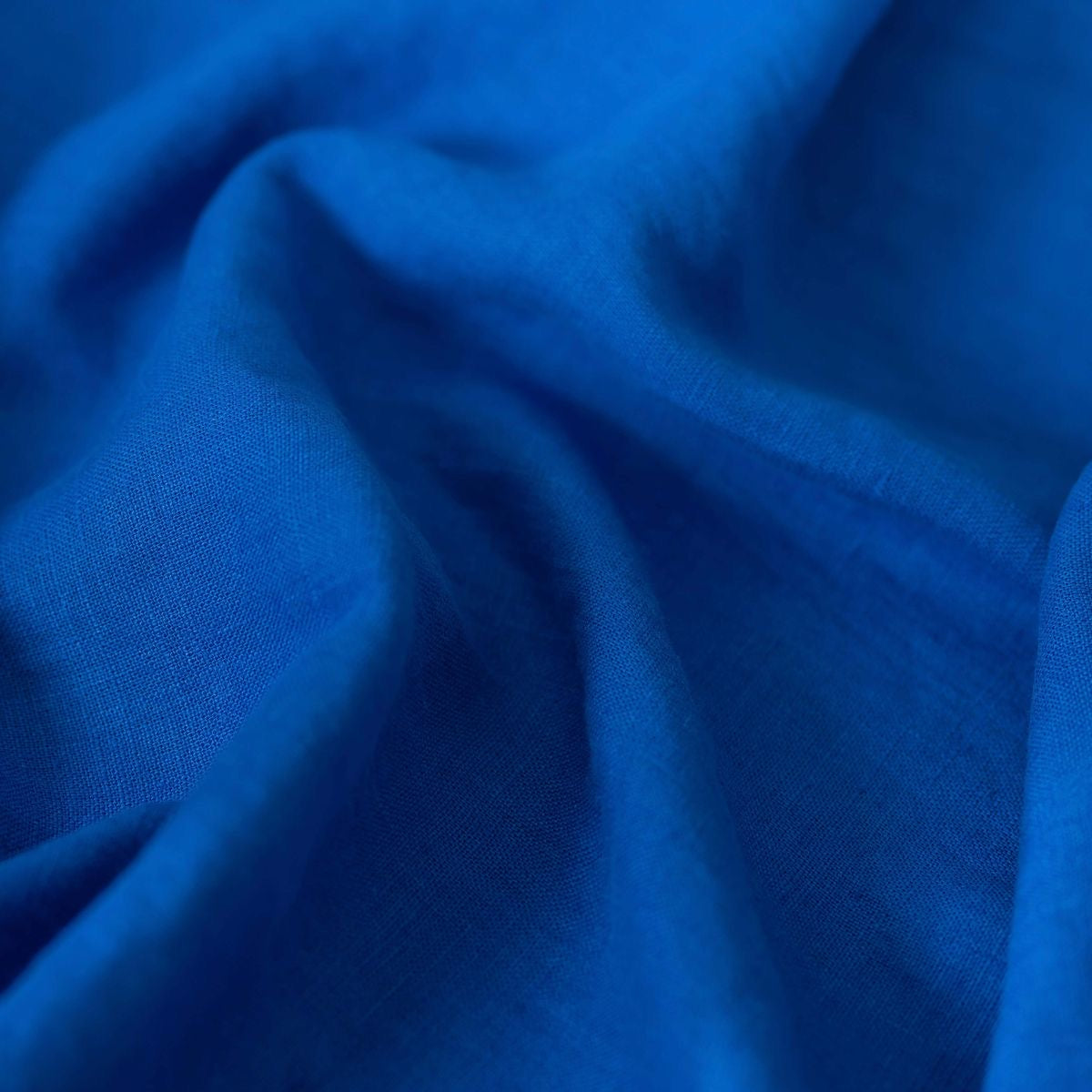 Cobalt Blue Relaxed Fit Pure Linen Co-ord set