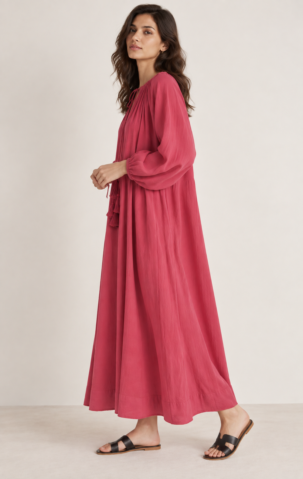 Rosewood Gathered Maxi Dress