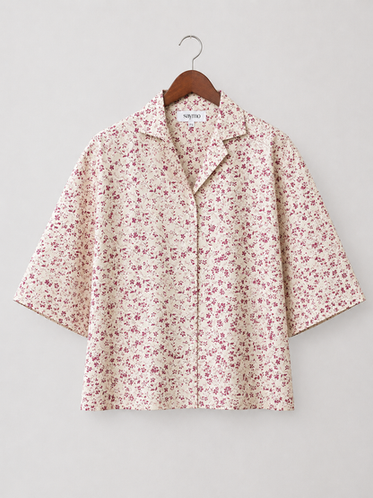 Floral Breeze Boxy Fit Shirt