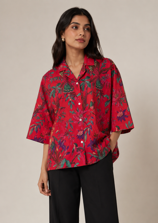 Ruby Botanica Boxy Fit Shirt