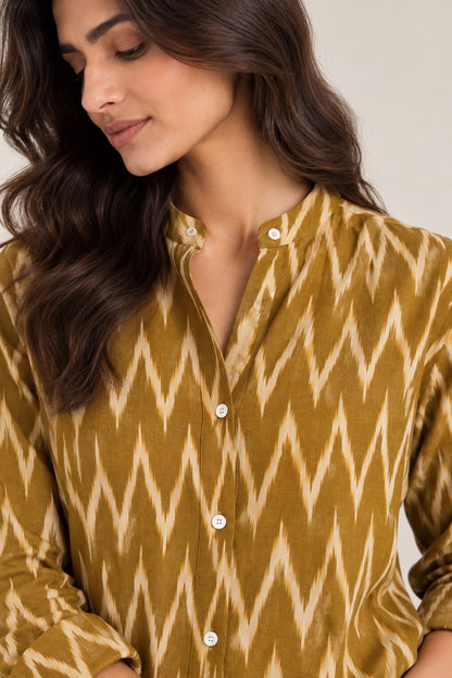 Mustard Ikat Everyday Shirt
