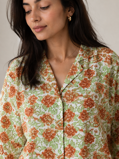 Floral Garden Boxy Fit Shirt