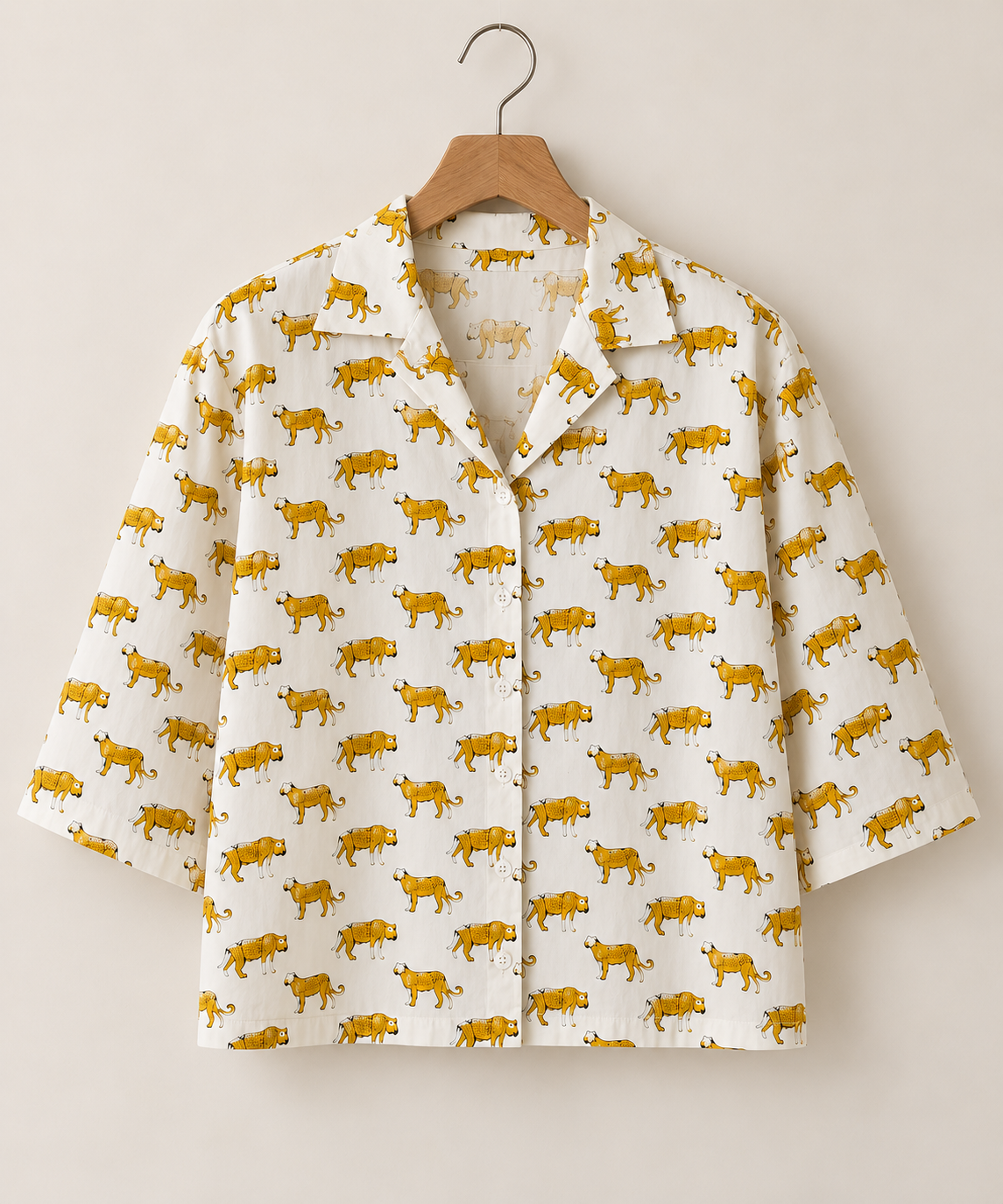 Sunehri Tiger Boxy Relaxed Fit Shirt