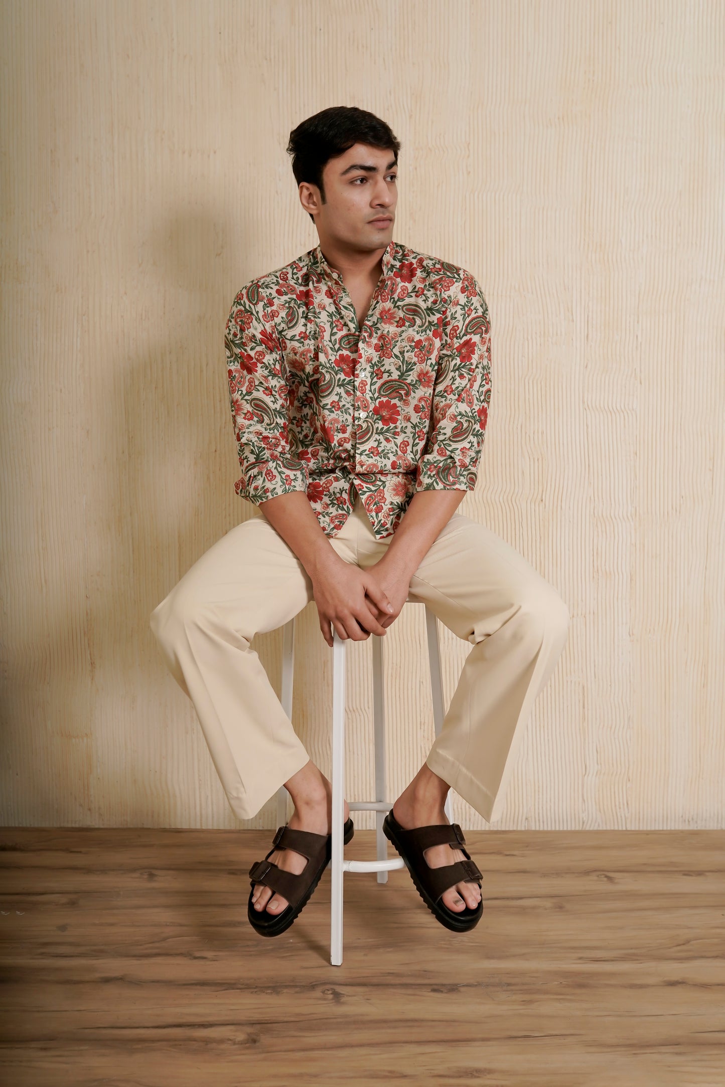 Paisely Hand block printed Shirt