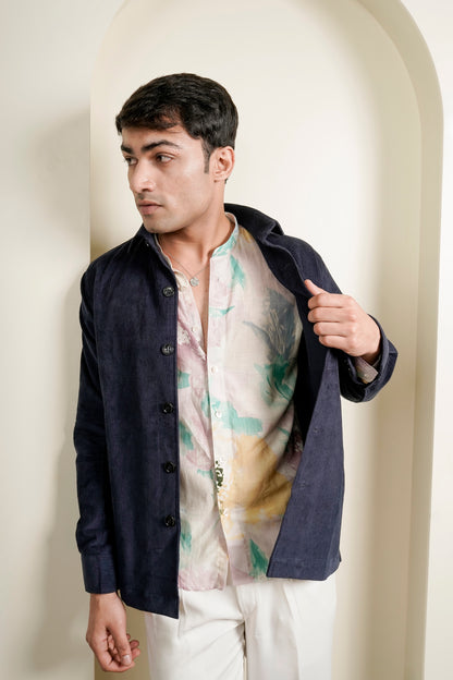 Navy Corduroy Jacket