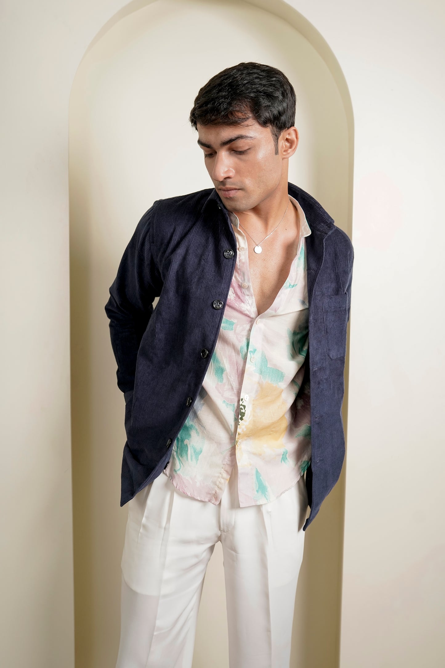 Navy Corduroy Jacket