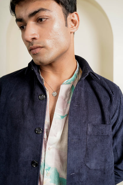 Navy Corduroy Jacket
