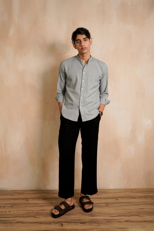 Regular Fit  Black Trousers