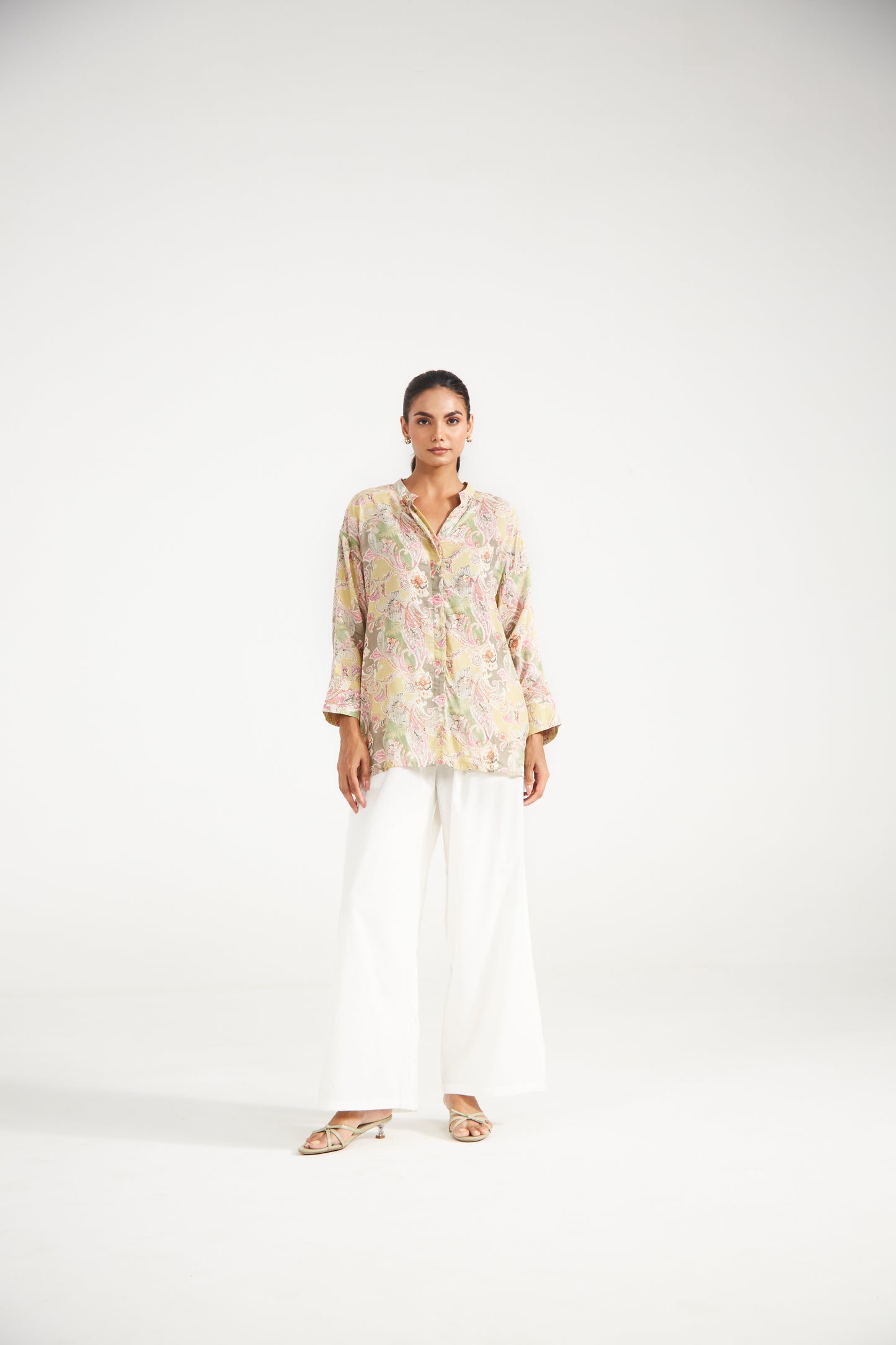 Pastel Paisley Relaxed Fit Shirt