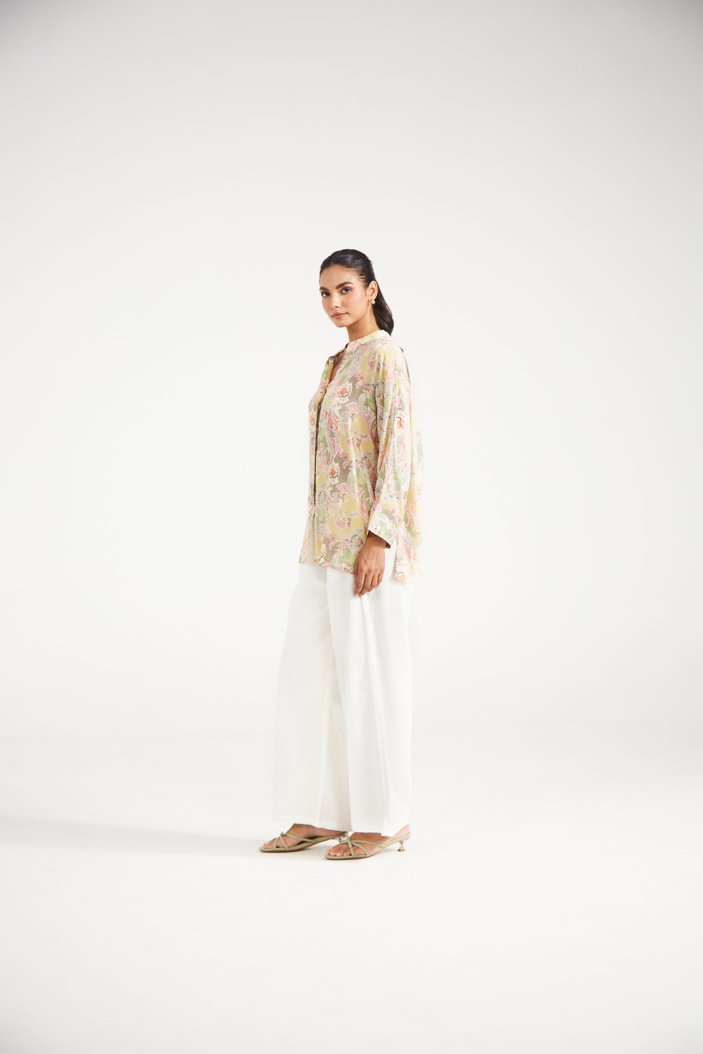 Pastel Paisley Relaxed Fit Shirt