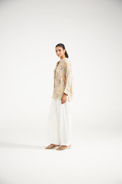 Pastel Paisley Relaxed Fit Shirt