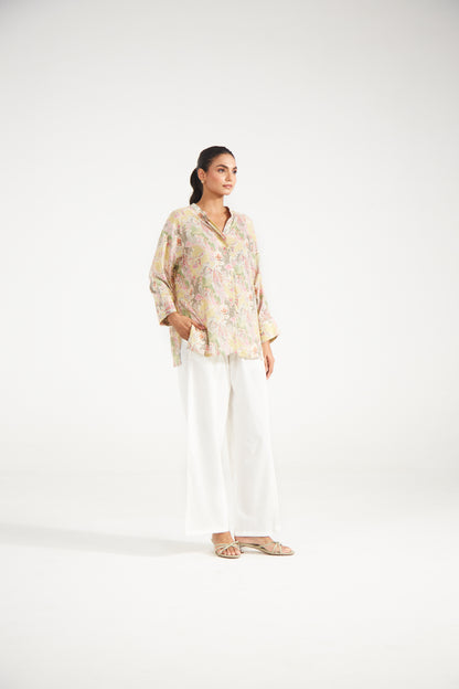 Pastel Paisley Relaxed Fit Shirt