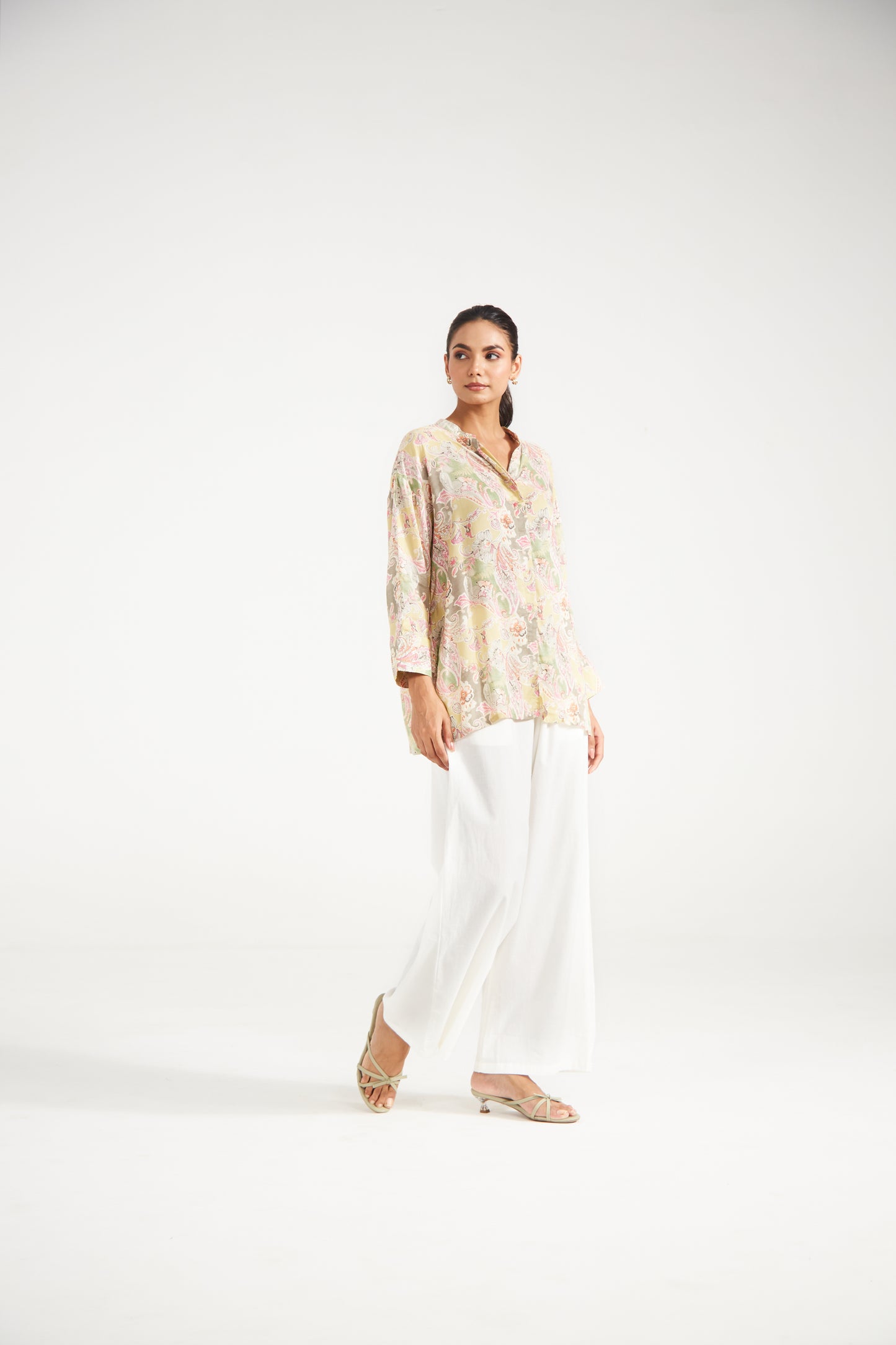 Pastel Paisley Relaxed Fit Shirt
