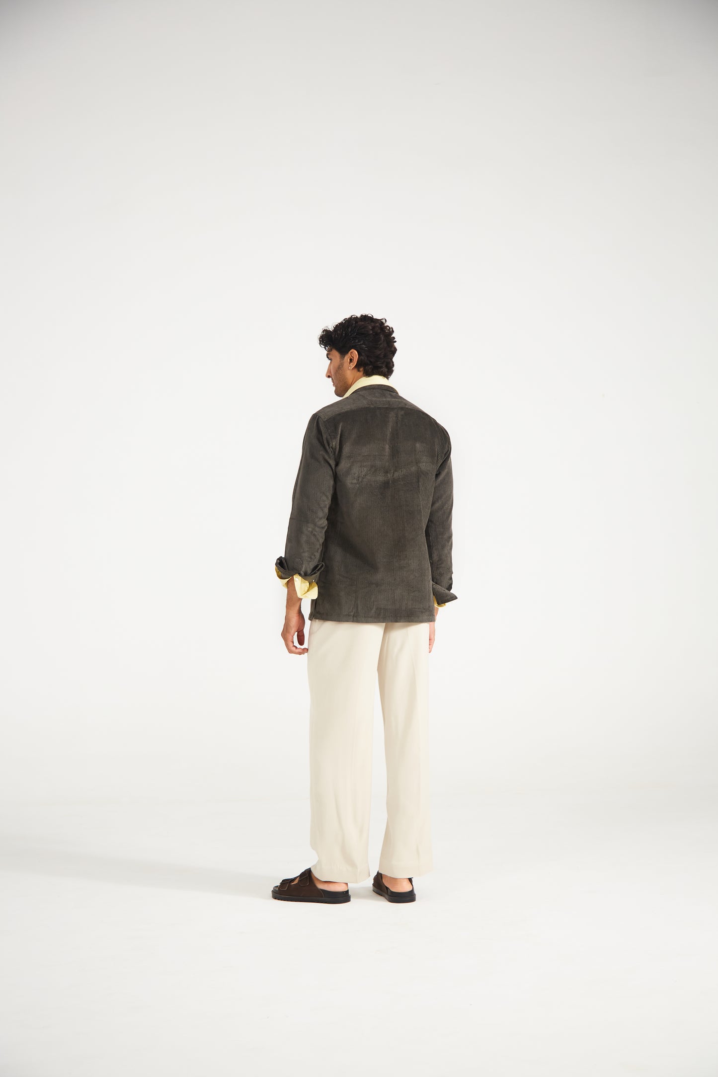 Dark Grey Corduroy Men’s Jacket