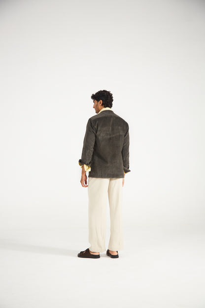 Dark Grey Corduroy Men’s Jacket