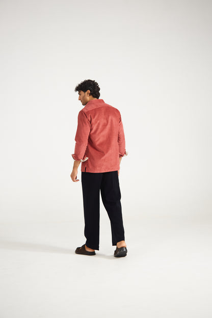 Rust Red Corduroy Men’s Jacket