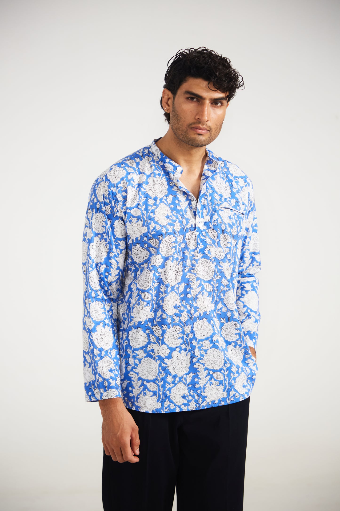 Neel Kamal Floral Kurta Shirt