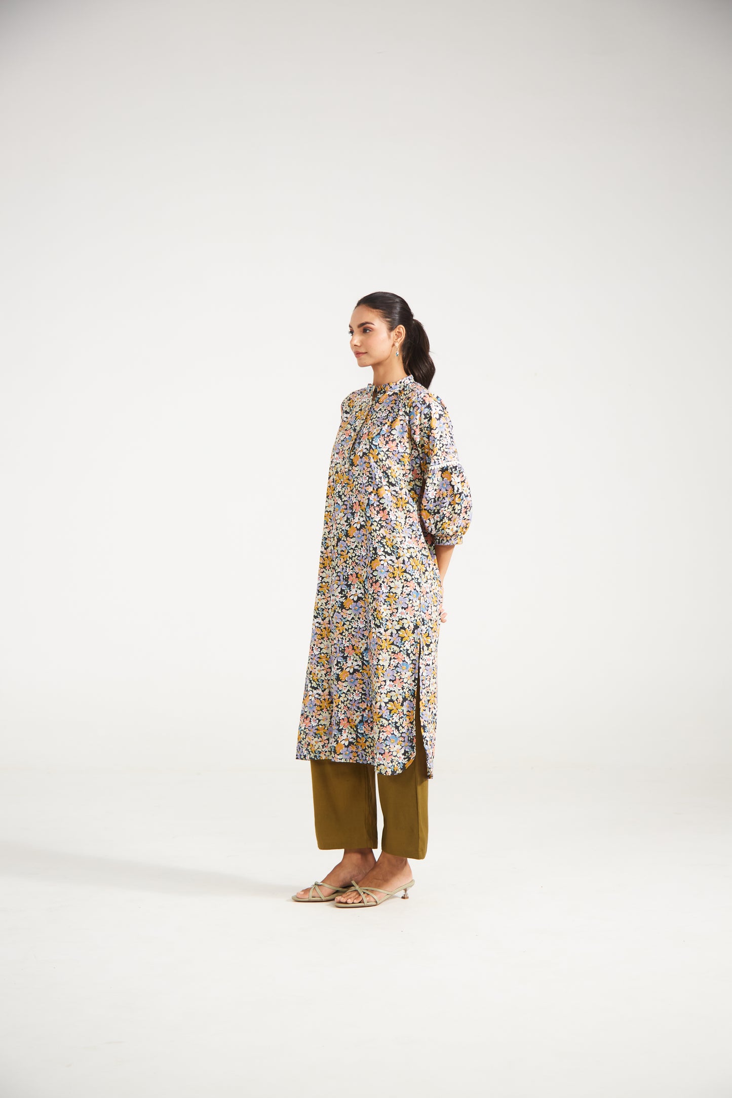 Autumn Bloom Floral Tunic Co-ord (Set Of Two)