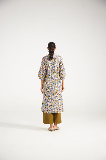 Autumn Bloom Floral Tunic Co-ord (Set Of Two)