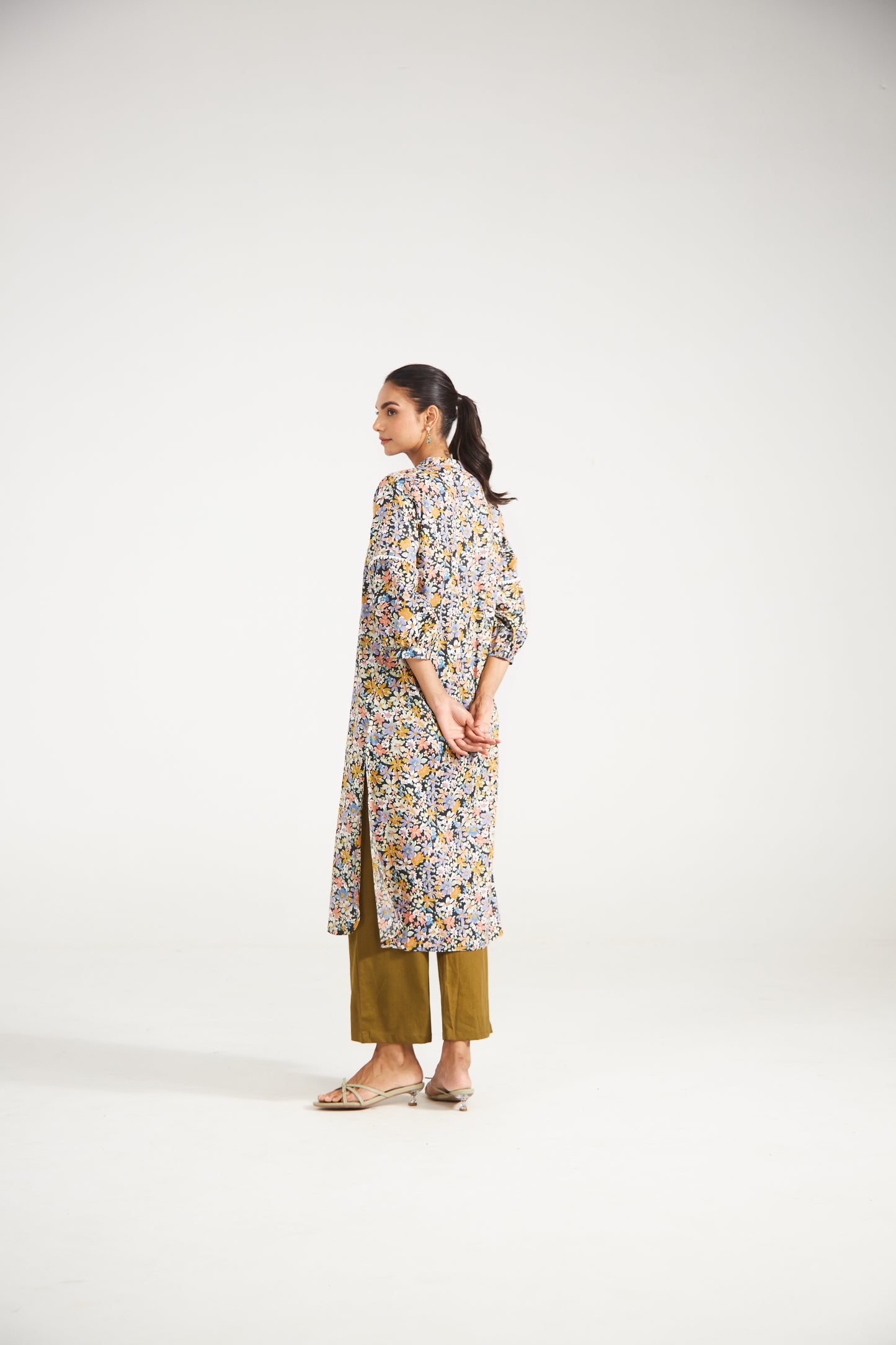 Autumn Bloom Floral Tunic Co-ord (Set Of Two)