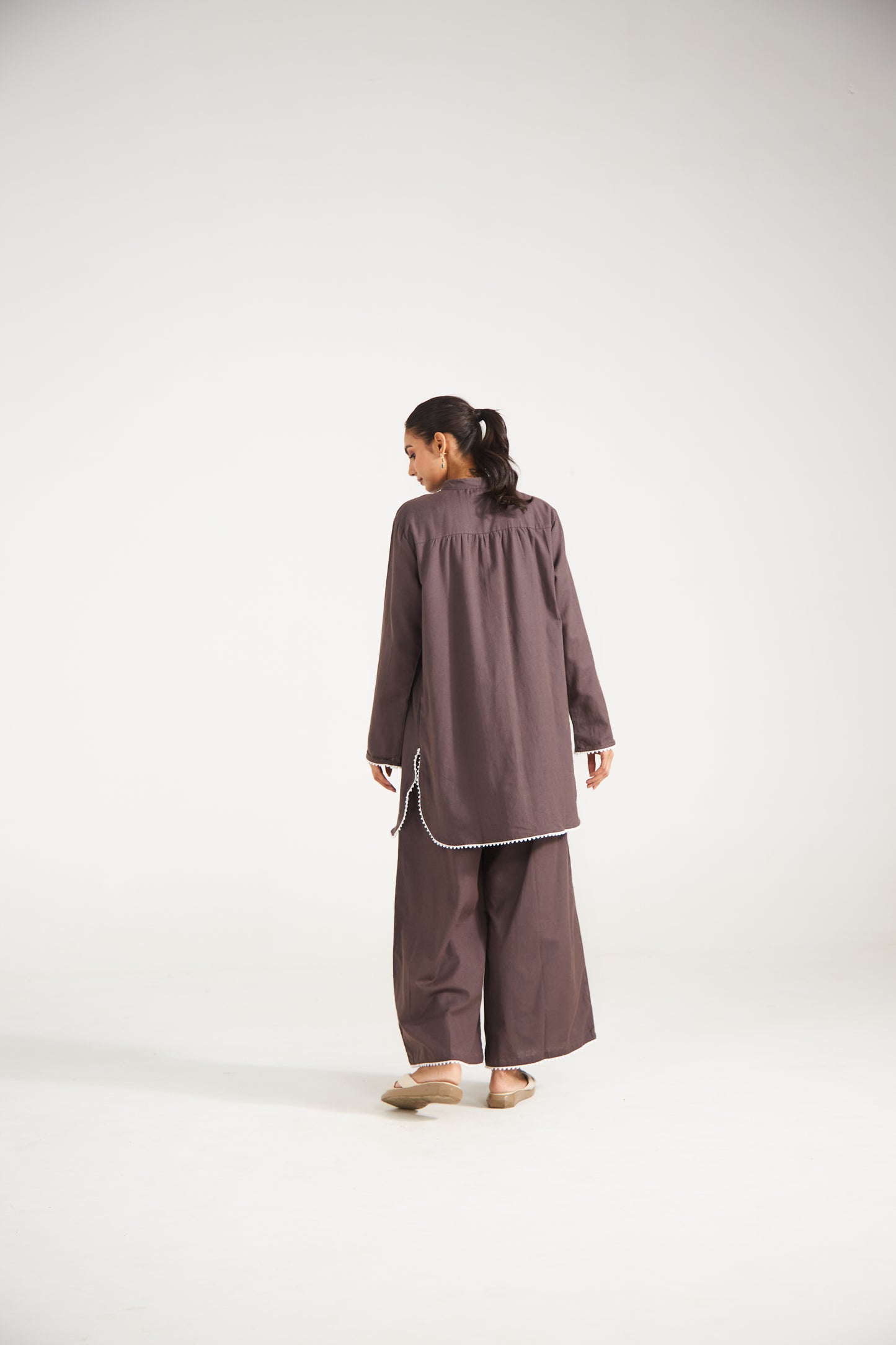 Mocha Brown Co-ord Set (Set Of Two)