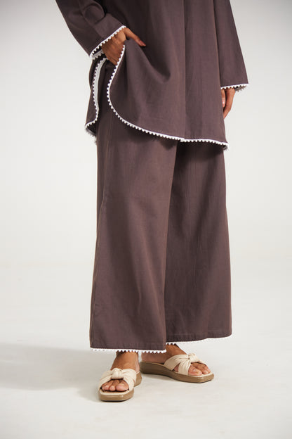 Mocha Brown Co-ord Set (Set Of Two)